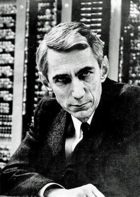 Claude Shannon, mathematician and pioneer of information theory